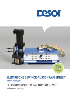 Prospekt - Elektrische GAE für den Spritzguss 